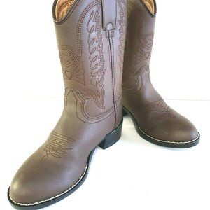 DURANGO Kids Size 11D Distress Cowboy Boots NEW